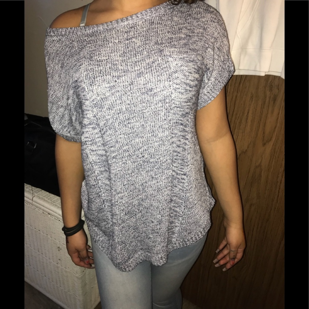 LOFT short sleeved sweater